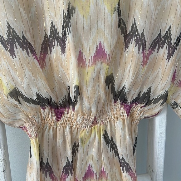 𝅺parker Chiffon Elastic Waist Bathing Suit Cover-Up MEDIUM by Parker - Picture 6 of 8